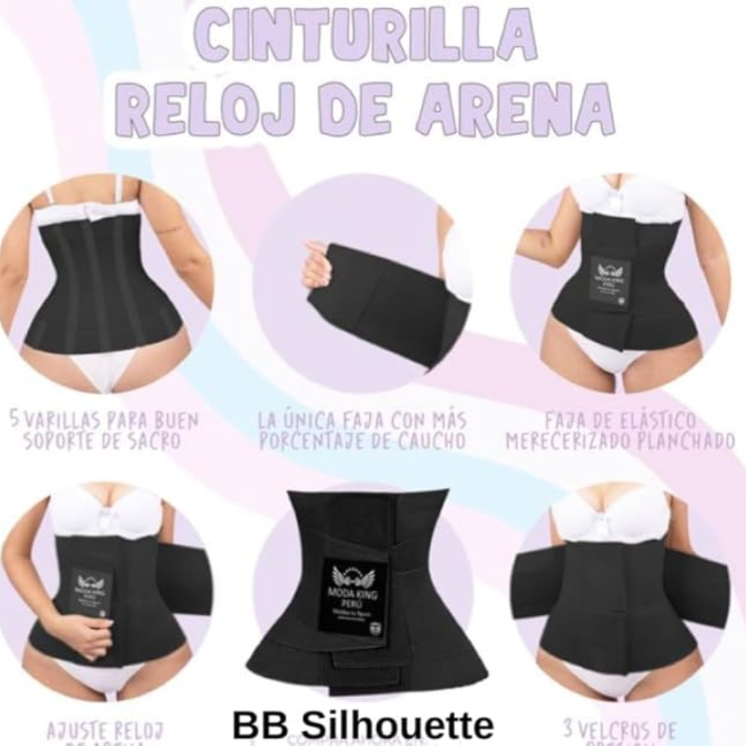 Cinturilla Reloj de Arena Moda King
